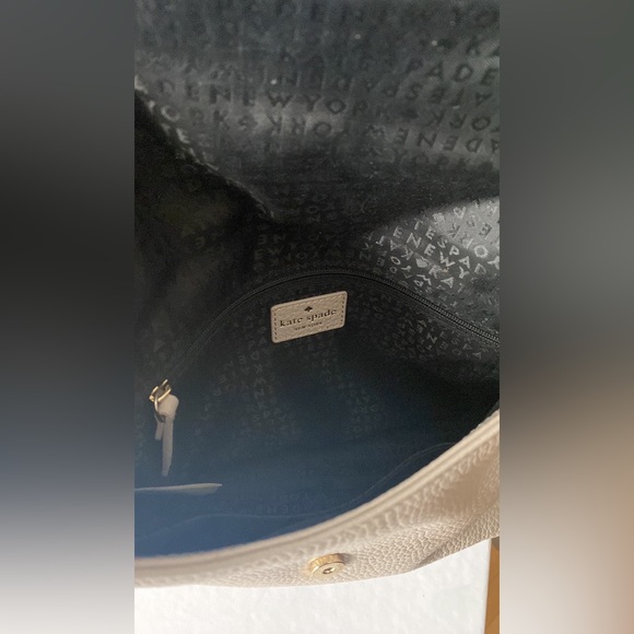 🌸Kate Spade Chester Street Miri grey pebble leather Satchel w removable strap🌸 - Picture 3 of 5
